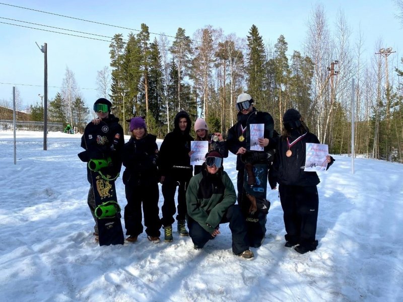 Первенство СЗФО по сноуборду в Ленинградской области